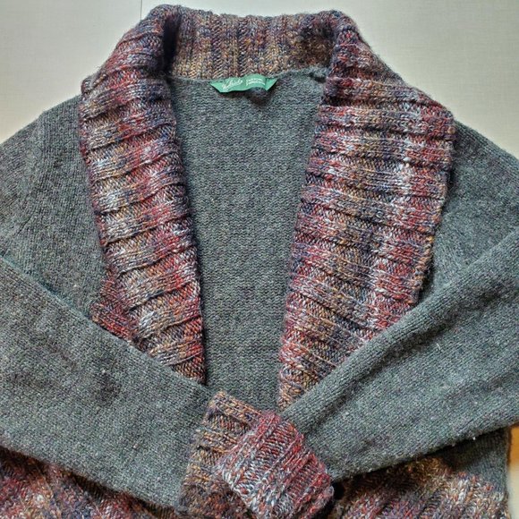 Woolrich Pure Lambswool Open Cardigan Kendal Creek Bolero Sweater - Picture 3 of 12